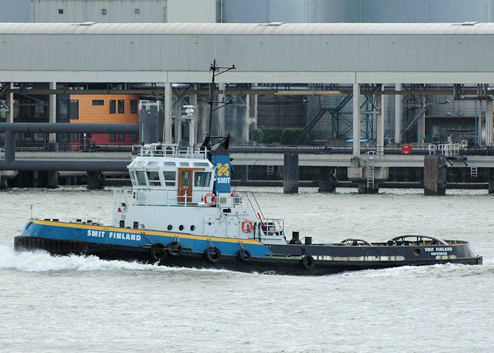 Photograph of the vessel  Smit Finland pictured passing Vlaardingen on 19th June 2010