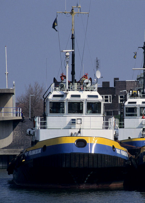 Photograph of the vessel  Smit Frankrijk pictured at Maassluis on 14th April 1996