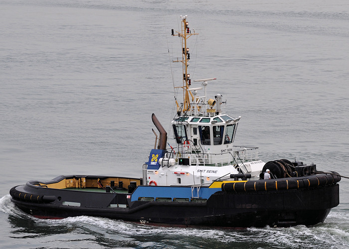 Photograph of the vessel  Smit Seine pictured at Europoort on 26th June 2012