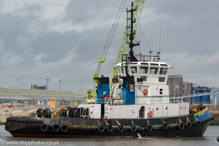 Photograph of the vessel  Smit Waterloo pictured in Gladstone Dock, Liverpool on 20th June 2015