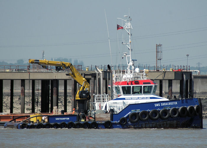 Photograph of the vessel  SMS Shoalbuster pictured at Shellhaven on 22nd May 2010