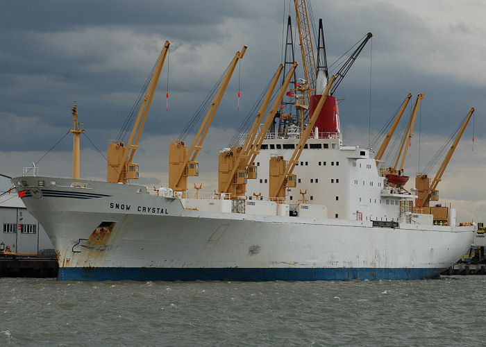 Photograph of the vessel  Snow Crystal pictured in Sheerness on 10th August 2006