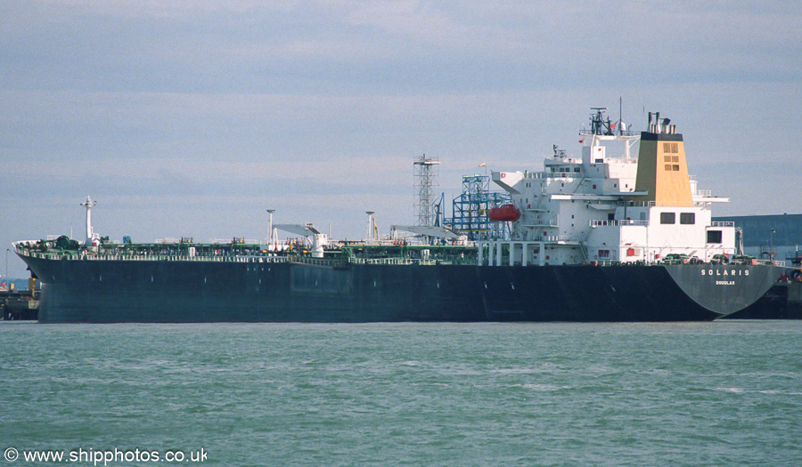 Photograph of the vessel  Solaris pictured at Fawley on 22nd July 2001