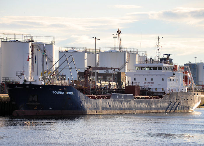 Photograph of the vessel  Solway Fisher pictured at Aberdeen on 6th May 2013