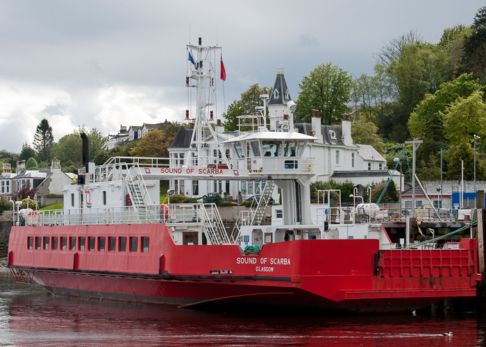 Photograph of the vessel  Sound of Scarba pictured at Hunter's Quay, Dunoon on 11th May 2014