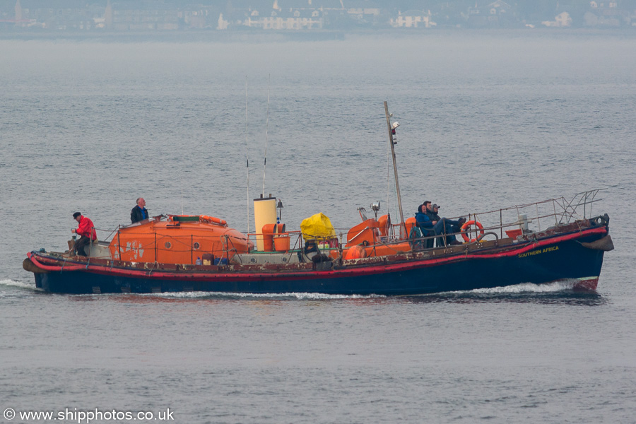 Photograph of the vessel RNLB Southern Africa pictured passing Greenock on 20th April 2019
