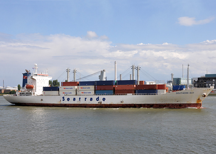 Photograph of the vessel  Southern Bay pictured passing Vlaardingen on 22nd June 2012