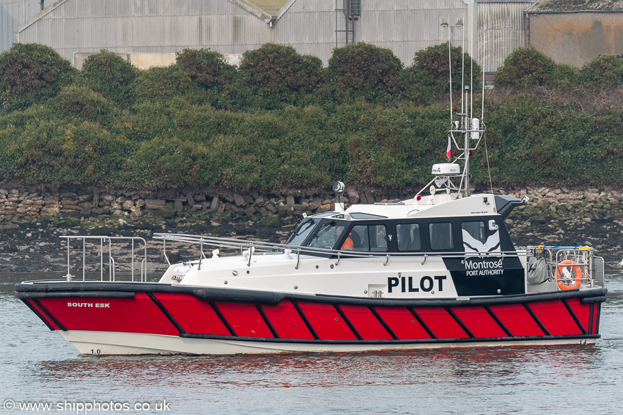 Photograph of the vessel pv South Esk pictured at Montrose on 21st March 2025