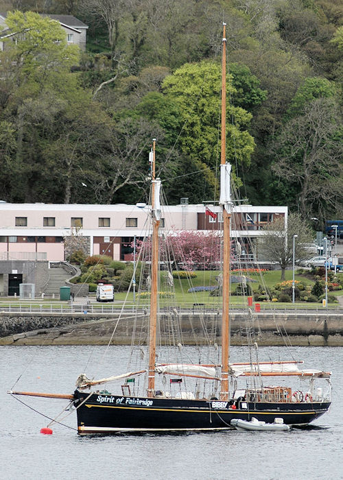 Photograph of the vessel  Spirit of Fairbridge pictured at Oban on 5th May 2010
