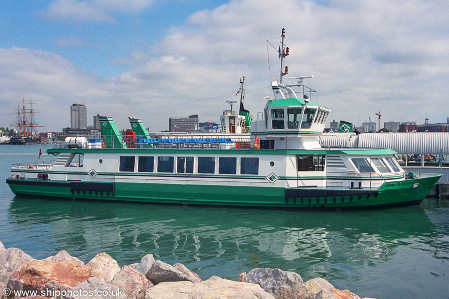 Photograph of the vessel  Spirit of Gosport pictured in Portsmouth Harbour on 3rd July 2005