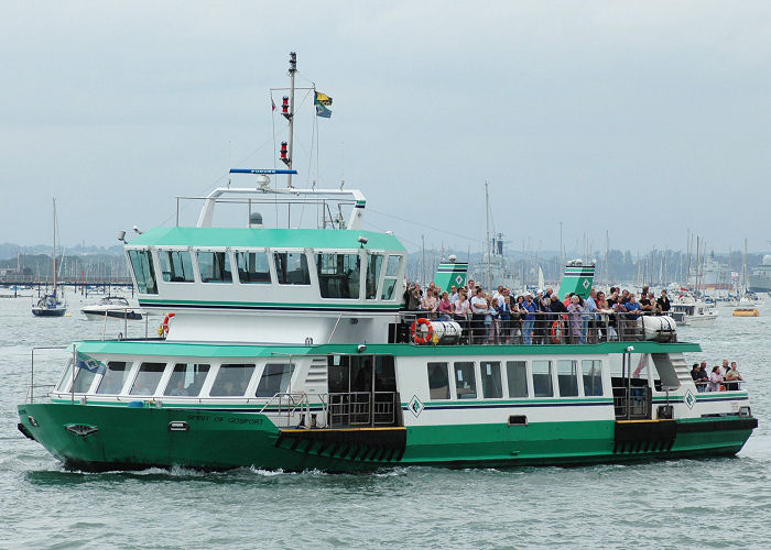 Photograph of the vessel  Spirit of Gosport pictured at Portsmouth on 14th August 2010