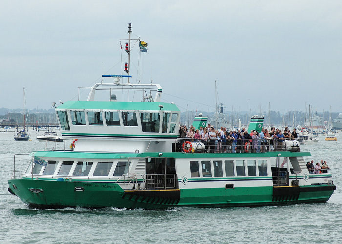 Photograph of the vessel  Spirit of Gosport pictured in Portsmouth Harbour on 3rd July 2005