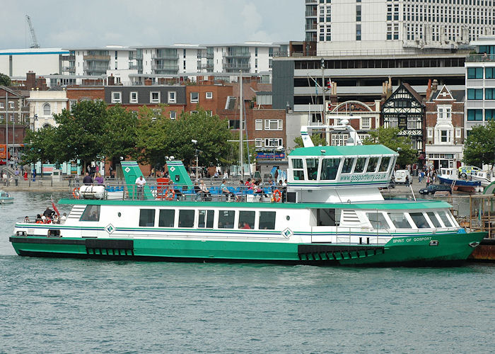 Photograph of the vessel  Spirit of Gosport pictured departing Gosport on 6th August 2011