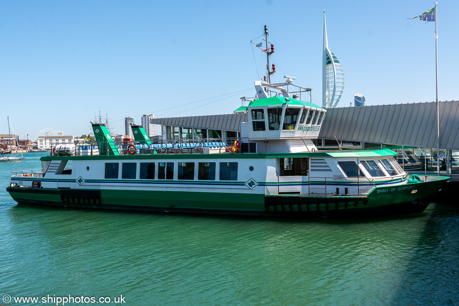 Photograph of the vessel  Spirit of Gosport pictured at Gosport on 7th July 2023