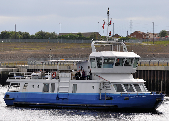 Photograph of the vessel  Spirit of the Tyne pictured at North Shields on 26th August 2012