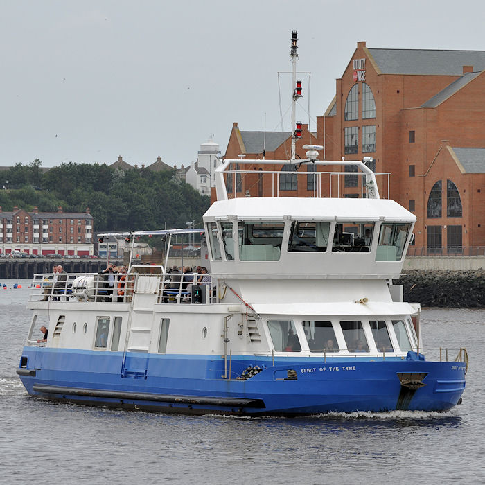 Photograph of the vessel  Spirit of the Tyne pictured at South Shields on 23rd August 2013