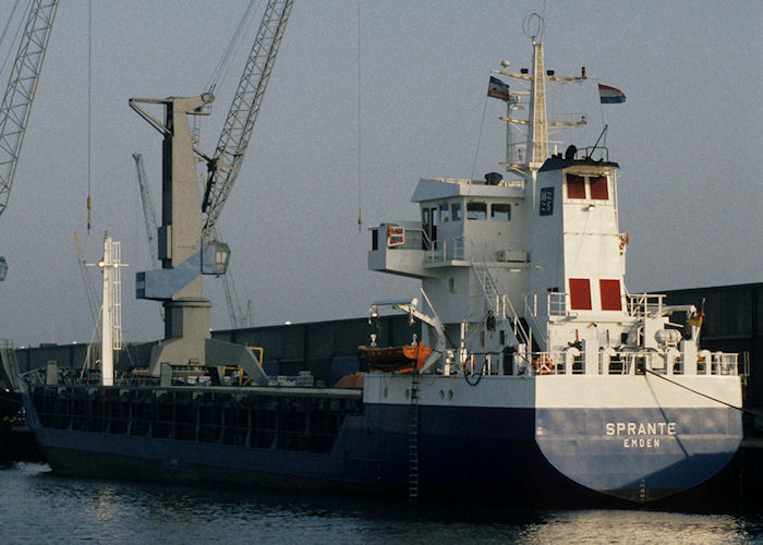  Sprante pictured in Waalhaven, Rotterdam on 27th September 1992