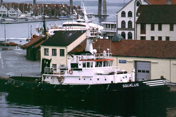 Photograph of the vessel  Squalus pictured in Stavanger on 25th October 1998