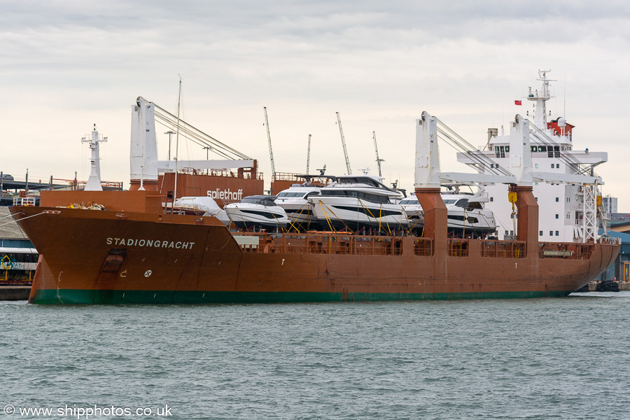Photograph of the vessel  Stadiongracht pictured at Southampton on 8th July 2023