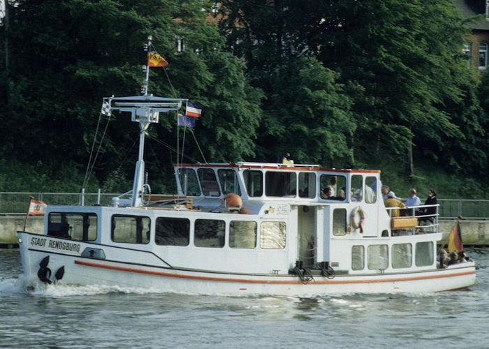 Photograph of the vessel  Stadt Rendsburg pictured at Rendsburg on 7th June 1997