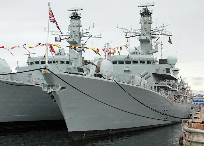 HMS St. Albans pictured at the International Festival of the Sea, Portsmouth Naval Base on 3rd July 2005