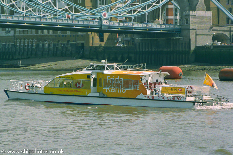  Star Clipper pictured in London on 16th July 2005