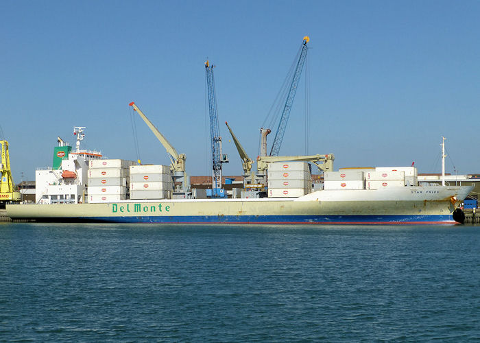 Photograph of the vessel  Star Pride pictured at Portsmouth on 8th June 2013