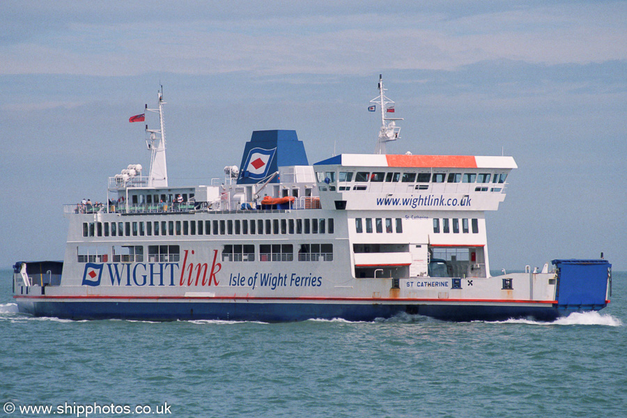 Photograph of the vessel  St. Catherine pictured in the Solent on 22nd July 2001