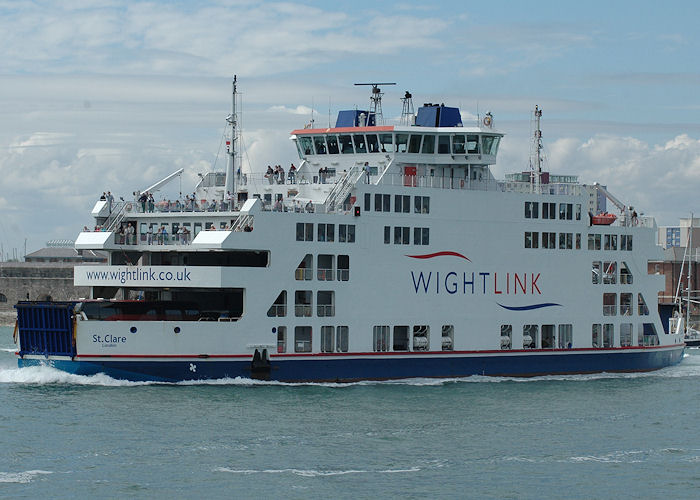 Photograph of the vessel  St. Clare pictured departing Portsmouth Harbour on 13th June 2009