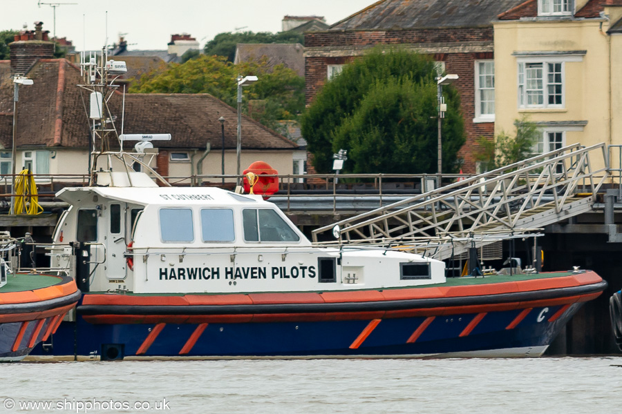 Photograph of the vessel pv St. Cuthbert pictured at Harwich on 16th August 2024