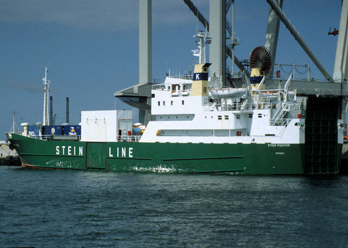 Photograph of the vessel  Stein Fighter pictured in Europoort on 20th April 1997