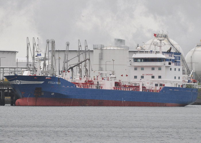 Photograph of the vessel  Stella Virgo pictured in 5e Petroleumhaven, Europoort on 24th June 2012