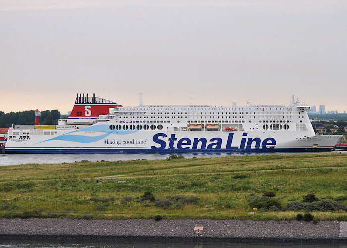 Photograph of the vessel  Stena Britannica pictured at Hoek van Holland on 26th June 2012