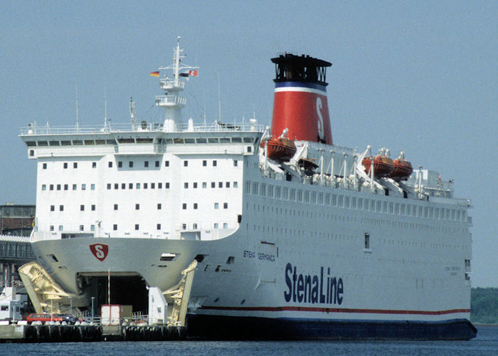 Photograph of the vessel  Stena Germanica pictured at Kiel on 7th June 1997