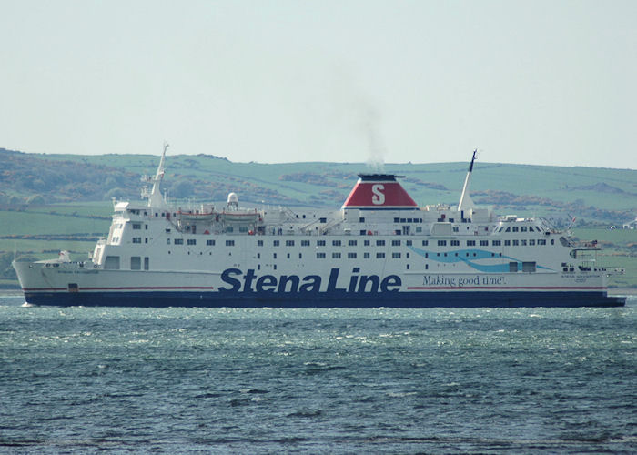 Photograph of the vessel  Stena Navigator pictured on Loch Ryan on 8th May 2010