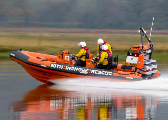 Photograph of the vessel  St. John pictured at Glencaple on 9th November 2014