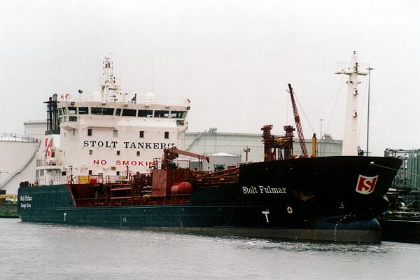 Photograph of the vessel  Stolt Fulmar pictured at Stanlow on 6th June 2001