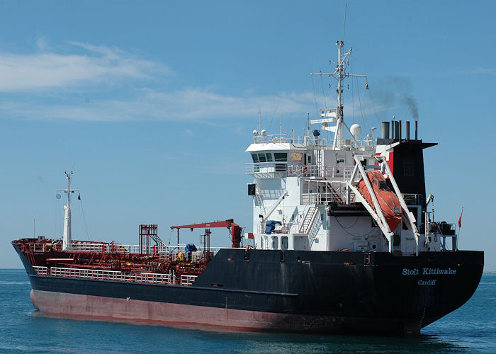 Photograph of the vessel  Stolt Kittiwake pictured in the Golf de Fos on 10th August 2008