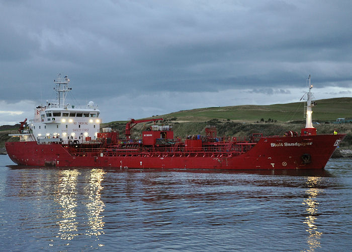  Stolt Sandpiper pictured arriving at Aberdeen on 14th September 2013