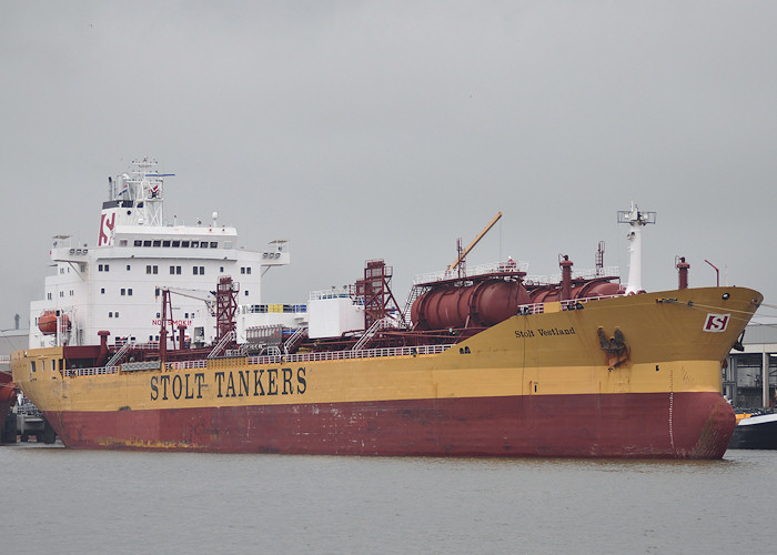 Photograph of the vessel  Stolt Vestland pictured in 1e Petroleumhaven, Rotterdam on 26th June 2011