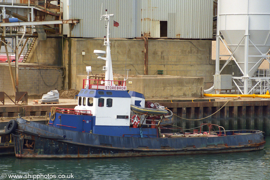 Photograph of the vessel  Storebror pictured at Southampton on 20th April 2002
