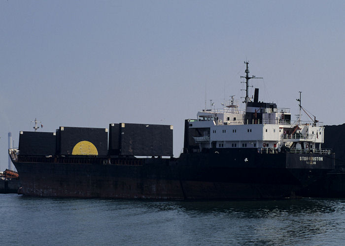 Photograph of the vessel  Storrington pictured in Amazonehaven, Europoort on 14th April 1996