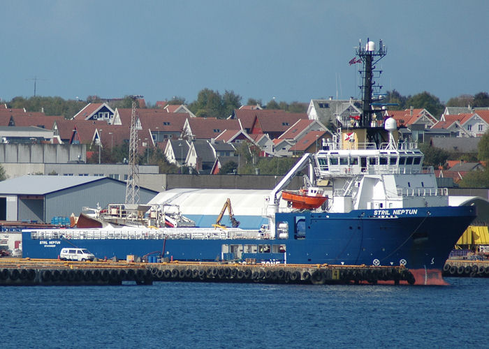 Photograph of the vessel  Stril Neptun pictured at Stavanger on 12th May 2005