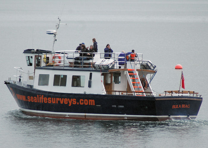 Sula Beag pictured at Tobermory on 24th April 2011
