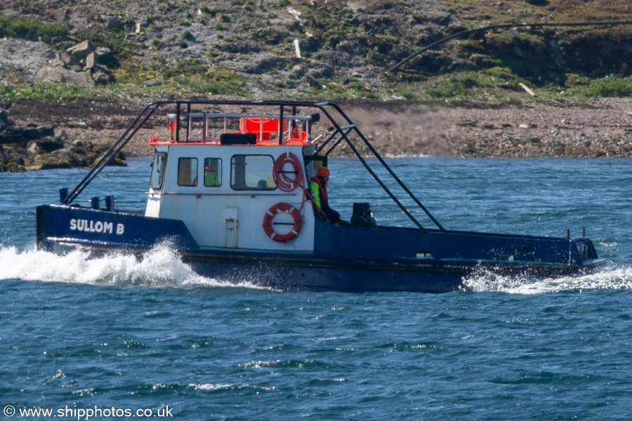 Photograph of the vessel  Sullom B pictured at Sella Ness on 16th May 2022