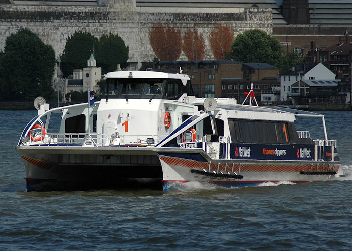 Photograph of the vessel  Sun Clipper pictured in London on 11th June 2009