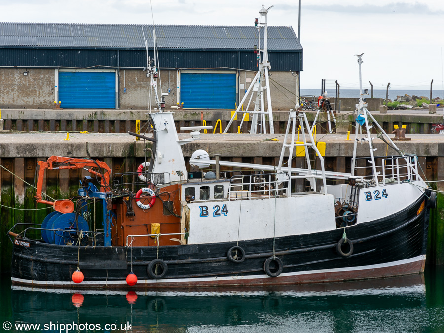 Photograph of the vessel fv Sunrise pictured at Portavogie on 29th June 2023