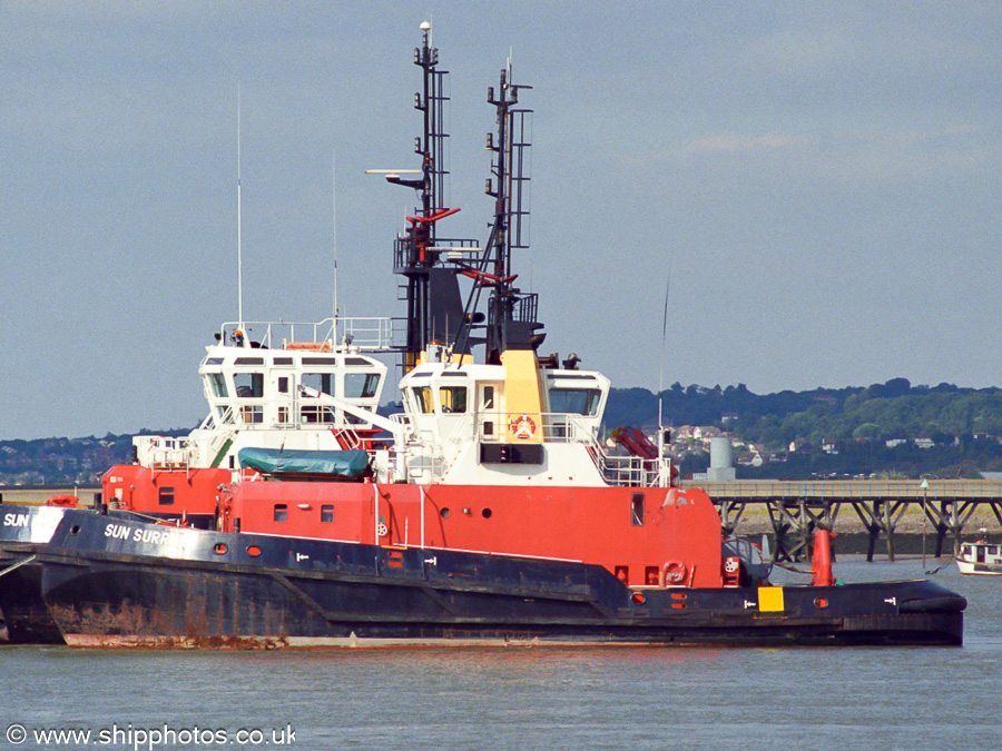 Photograph of the vessel  Sun Surrey pictured at Canvey Island on 1st September 2001