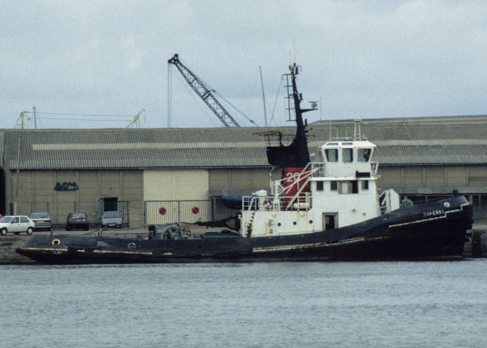 Photograph of the vessel  Superbe pictured at Port Est, Dunkerque on 18th April 1997