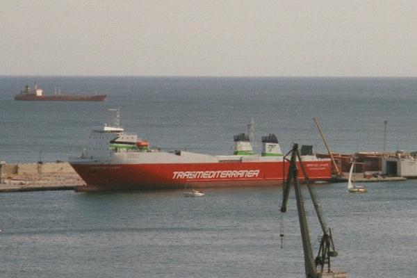 Photograph of the vessel  Superfast Levante pictured in Barcelona on 18th March 2001